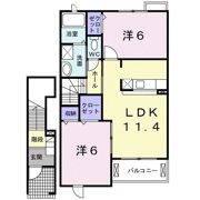 グリーンガーデンⅡの間取り画像