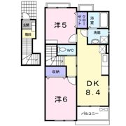 パークフロントⅠの間取り画像