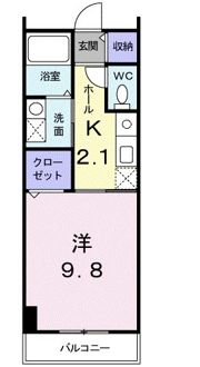 キュ－ズ・リヴィエ－ルの間取り画像