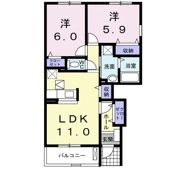 東梅苑の間取り画像