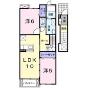 フォンテーヌ小倉Cの間取り画像