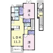 フィニートⅡの間取り画像