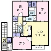 ラッフィナートⅡの間取り画像