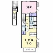 プリムローズ徳力新町Aの間取り画像