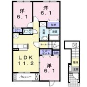鶴見スクエアⅡの間取り画像