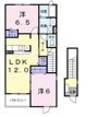 プリムローズ Bの間取り画像