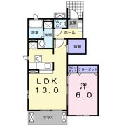 メゾンフレイズBの間取り画像