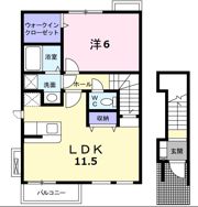 アップルンの間取り画像