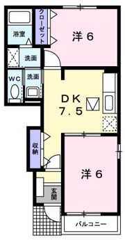 エレガンス・ヴィラⅢの間取り画像