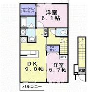 プリティーガーデンの間取り画像