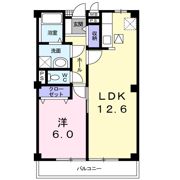 フェリーチタの間取り画像