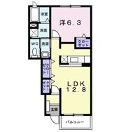 プロムナード岡部Ⅱの間取り画像