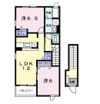 プロムナード岡部Ⅱの間取り画像