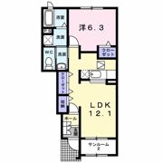 ソフテイル Cの間取り画像