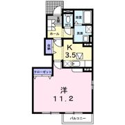 レスポワールAの間取り画像