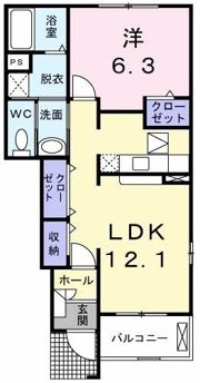 メゾン・エフォールの間取り画像