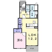 レーベンツォーネⅢの間取り画像