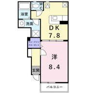 リバーサイドTSUMURA1の間取り画像