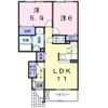 リュミエールAの間取り画像