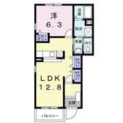 カレントS・K Aの間取り画像