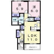 アルカンシェルの間取り画像