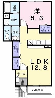 アンジェラスBの間取り画像