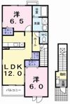 アンジェラスBの間取り画像