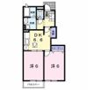 六軒・ヒルズの間取り画像