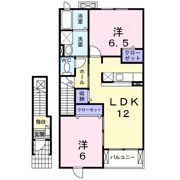 マーシュレジデンス1坂下の間取り画像