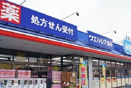 近くのウエルシアまで950m（徒歩12分）
