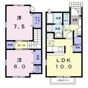 サウスコート楠の間取り画像