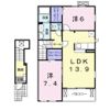 グランモデッサAの間取り画像