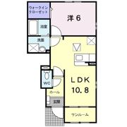 デルニエ シュマンⅡの間取り画像