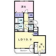 カムフォート神山の間取り画像