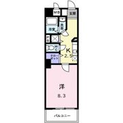 カルム アビタシオンの間取り画像