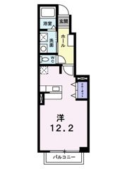 フルール Bの間取り画像