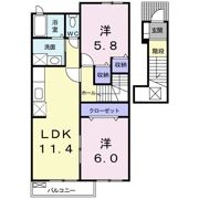 シップ信栄Ⅱの間取り画像