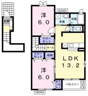 フォレスト グリーンBの間取り画像