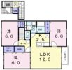 アップヒルズⅠの間取り画像