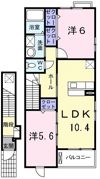 メリディオさくらⅡの間取り画像