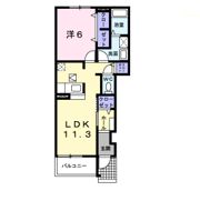 クレデヴェールBの間取り画像