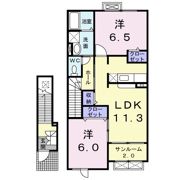 サンクレスト若草の間取り画像