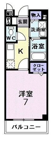 ゼファーの間取り画像