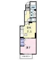 エスプワールCの間取り画像