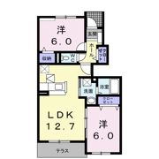 RiverSide東祥Dの間取り画像