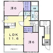 カルム ジェルメの間取り画像