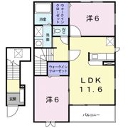 カルム ジェルメの間取り画像
