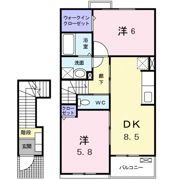 クレア トゥール Ⅲの間取り画像