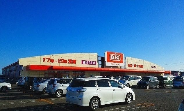 近くのザ・ビッグ能代長崎店まで650m（徒歩9分）