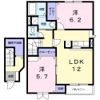 east courtの間取り画像